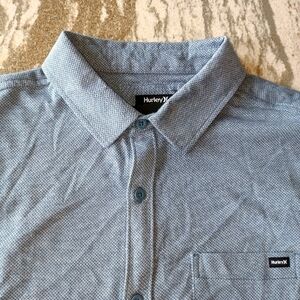Hurley Men's Dobby Knit Short Sleeve Shirt New Size XL